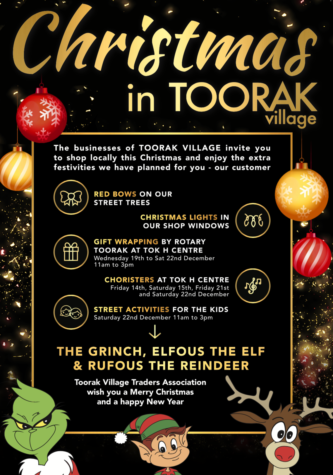CHRISTMAS IN TOORAK VILLAGE CHRISTMAS IN TOORAK VILLAGE