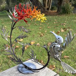 14.Grant Flather - Grevillea with Eastern Spinebill.$880
