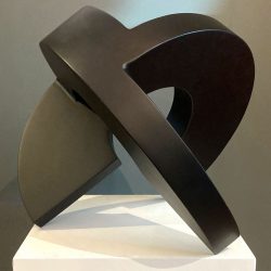 Contemporary sculpture designed and fabricated at Lump Sculpture Studio