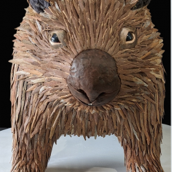 96.Sue Smales-Wombat-with-Joey.$5300