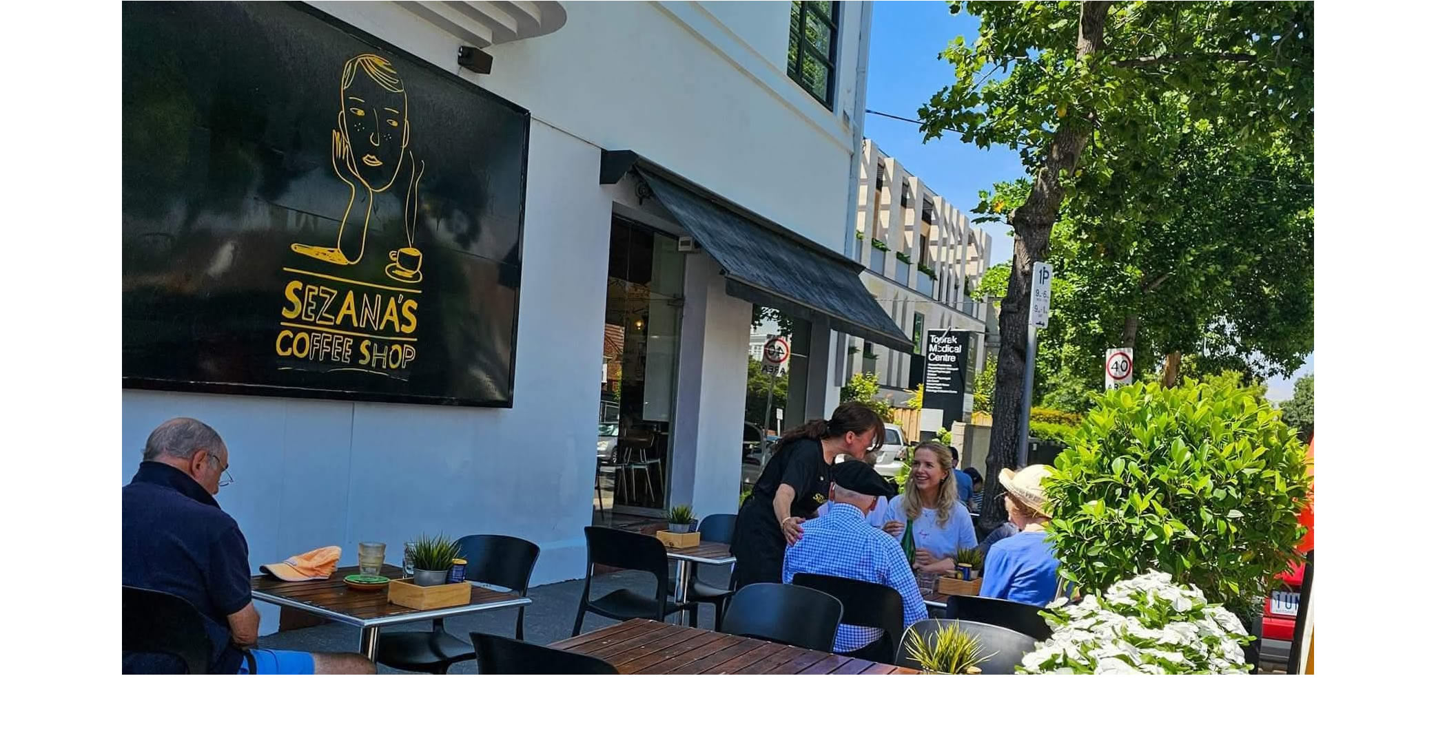 Toorak Village - Sezana's Coffee Shop